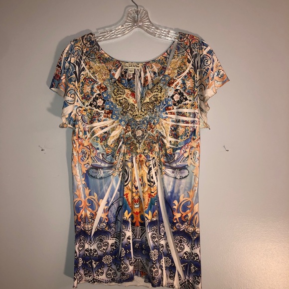 Live and Let Live Multicolored Top - Picture 5 of 16